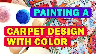 Video Tutorial on Carpet Design | Drawing and Coloring a Carpet Design