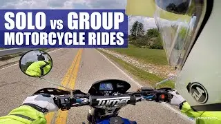 Solo vs Group Motorcycle Rides
