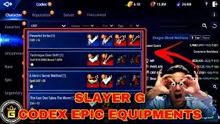MIR4- SLAYER G CODEX TIME FOR EPIC EQUIPMENTS | THE KUYA OF PHA IS GETTING MORE STRONGER NOW😱