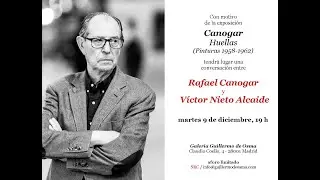 Conversación entre Rafael Canogar y Victor Nieto Alcaide con la ocasion de la exposicion
