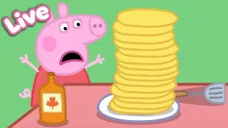 🍎 Peppa Pig Best Bites LIVE! 🐷 Peppa&rsquo;s Food & Cooking Moments |  Tales Full Episodes 24/7