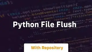 python file flush