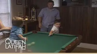 Incredible Pool Playing Prodigy on The Queen Latifah Show