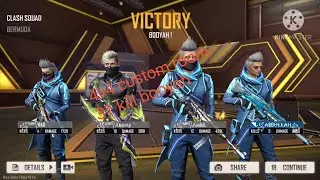 4v4 custom room 31 kill booyah.4v4 room match