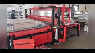 Egatech - ligne d'emballage automatique pour matelas, mousse diff&eacute;rents tailles
