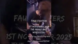 @Fauxfightersback at The Marrs Bar Worcester 1st November 2025 #themarrsbar #foofighters #worcester