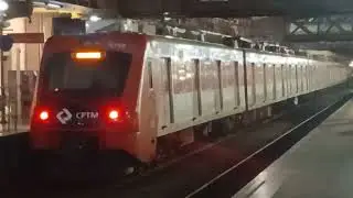 [0106] Trens S020, S120 e H624 com H560 finalizando Horário pico de noite