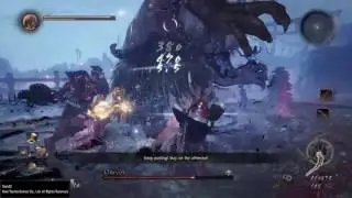 Nioh- Greater Demon Hunting Onryoki Boss Fight Solo