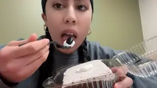 ASMR Eating Chocolate Cake! (No Talking)(lofi)