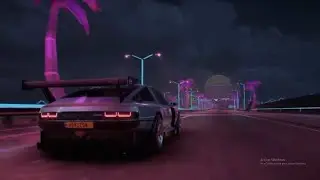 WALLPAPER NEON NIGHT DRIVE 🌌 | 3+ Hours Perfect Loop