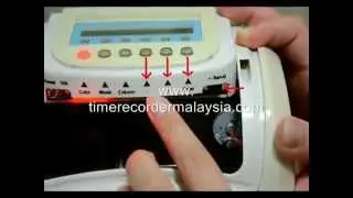 How to set Punch card Machine Video Comix MT 8800