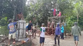 Pembangunan Gapura Masjid Jami Baitul Muttqin, Dusun Ngadirejo, Desa Cepoko, Ngrambe
