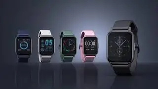 Amazon com  AUKEY Smart Watch, 1 4'' Full Touch 320p Color Screen Fitness Activity Tracker, IP68 Wat
