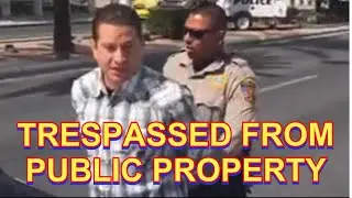 Detained and trespassed from Federal Property Las Vegas NV April 5 2017