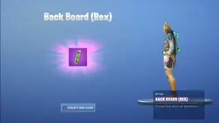 Unlocking the New back board Rex in Fortnite