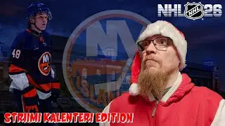 Striimi Kalenteri | Day 14 | Sunnuntai | NHL 26 NY Islanders Franchise LIVE | Kausi 9