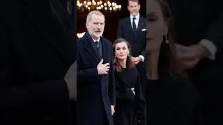 Spanish Royal Family in the church of Athens, Greece.🤍 #king#queen#princess#infanta#new#fyp#family