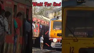 😱An old man got stuck between two trains and See 😭#train #shorts #shortvideo #shortsfeed