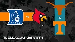 Free Basketball picks Duke at Louisville and TX at TENN from Joe Wiz as heard on ESPN New York
