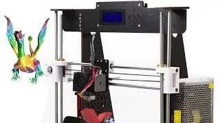 Сборка 3D-принтера за 70 фунтов стерлингов (комплект для самостоятельной сборки 3D-принтера Prusa i3 2019 года, экструдер MK8, нагревательная платформа MK3). Распаковка и сборка.