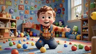 Baby Leo Jumps Over Blocks | Active Play Song for Kids | Fun Nursery Rhyme & Learning