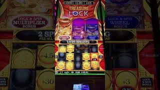 Treasure lock bonus win!!!!!!!!