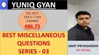 BEST MISCELLANEOUS QUESTIONS FOR BANK & SSC - SERIES -03