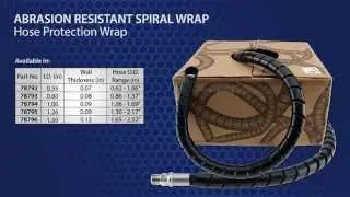 Abrasion Resistant Spiral Wrap &ndash; Hose Protection Wrap
