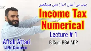 Income tax numerical | numerical of income tax