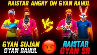 Raistar Angry on Rahul Non Stop Gaali Funny Moment😂 Part-2 #raistar #gyangaming #freefire #funnyclip