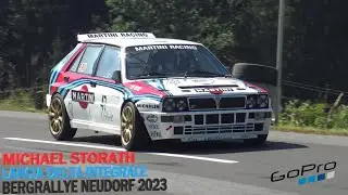 Martini Lancia Delta Integrale - Michael Storath | Bergrallye Hillclimb Neudorf 2023 ONBOARD Action
