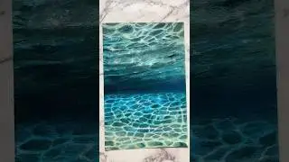 Painting the ocean floor! Come back for when I add something swimming inside #ocean