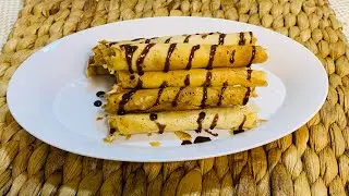 Wafer rolls | cigarette cookies without oven | eggless wafer rolls