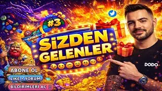 SLOT OYUNLARI #3 | Sizden Gelen B&Uuml;Y&Uuml;K Kazan&ccedil;lar 💸🎰 (MAX WIN&rsquo;ler!) | 18+