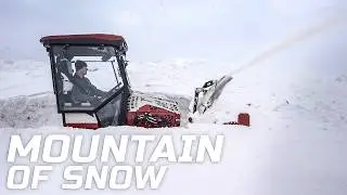 После снегопада: уборка тяжелого, обледенелого снега с помощью Ventrac.
