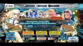 | FGO [NA] | Summer 8 | ALL FOR BAKATORIA | Artoria Caster (Berserker) Rolls... AndSomeOberonRolls |