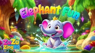 Jolly Elephant Rhyme for Kids | Fun Jungle Dance #NurseryRhyme #KidsSongs