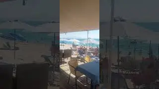 Paralia Vrasna beach and tavernas. A nice and peaceful place
