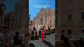 📸 How to Take Solo Travel Photos with a Tripod ✨️ #HowTo #Travel #POV #Rome #Italy #Shorts #Explore