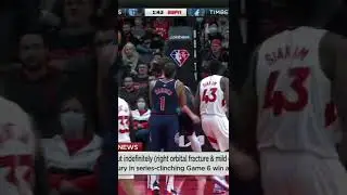 Joel Embiid Injured! Out Indefinitely! Right Orbital Fracture and concussion 🤕