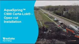 AquaSpring&trade; C900 Certa-Lok&reg; - Open cut Installation