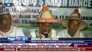 Miyetti Allah Criticizes Amnesty Int'l Report On 'Harvest Of Death'