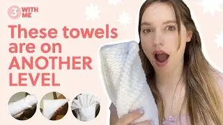 3 Simple Ways to Fold Towels Like a Hotel l 3 with Me