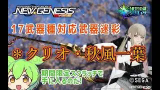 【PSO2NGS】期間限定スクで手に入る紅葉武器迷彩の紹介!【PSO2:NGS】