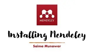 Mendeley Desktop: Getting started with Mendeley Desktop