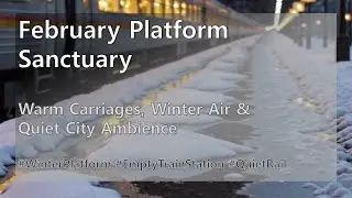 February Platform Sanctuary ❄️ Warm Carriages, Winter Air & Quiet City Ambience (Focus, Study, Calm)