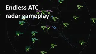 Approach/Departure radar at 9 big airports [Endless ATC]