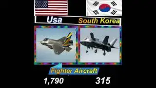 usa vs south korea military air power #trending #usa #southkorea #shorts #europe #world #military