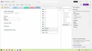 Using and Creating OneNote Templates