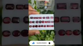 garnet gem/ cut polish gem/ mine sri Lanka/ gemstone explorer